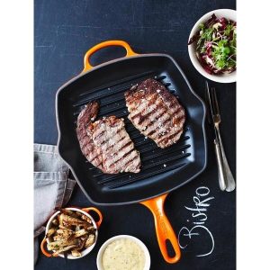 Le Creuset Grillpfanne 26 Cm Mit Gegengriff Signature Ofenrot 6