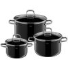 Silit Topf-Set 3-tlg. Elegance Line Black 5