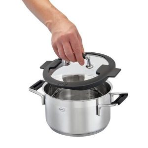 Rösle Kochtopf 16cm Mit Silikonranddeckel SILENCE PRO 10