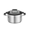 Rösle Kochtopf 20cm Mit Silikonranddeckel SILENCE PRO 7