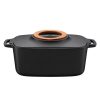 Fiskars Kasserolle 24×14 Cm Norden Schwarz 10